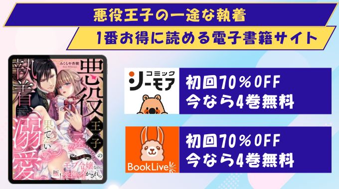悪役王子の一途な執着　どこで読める